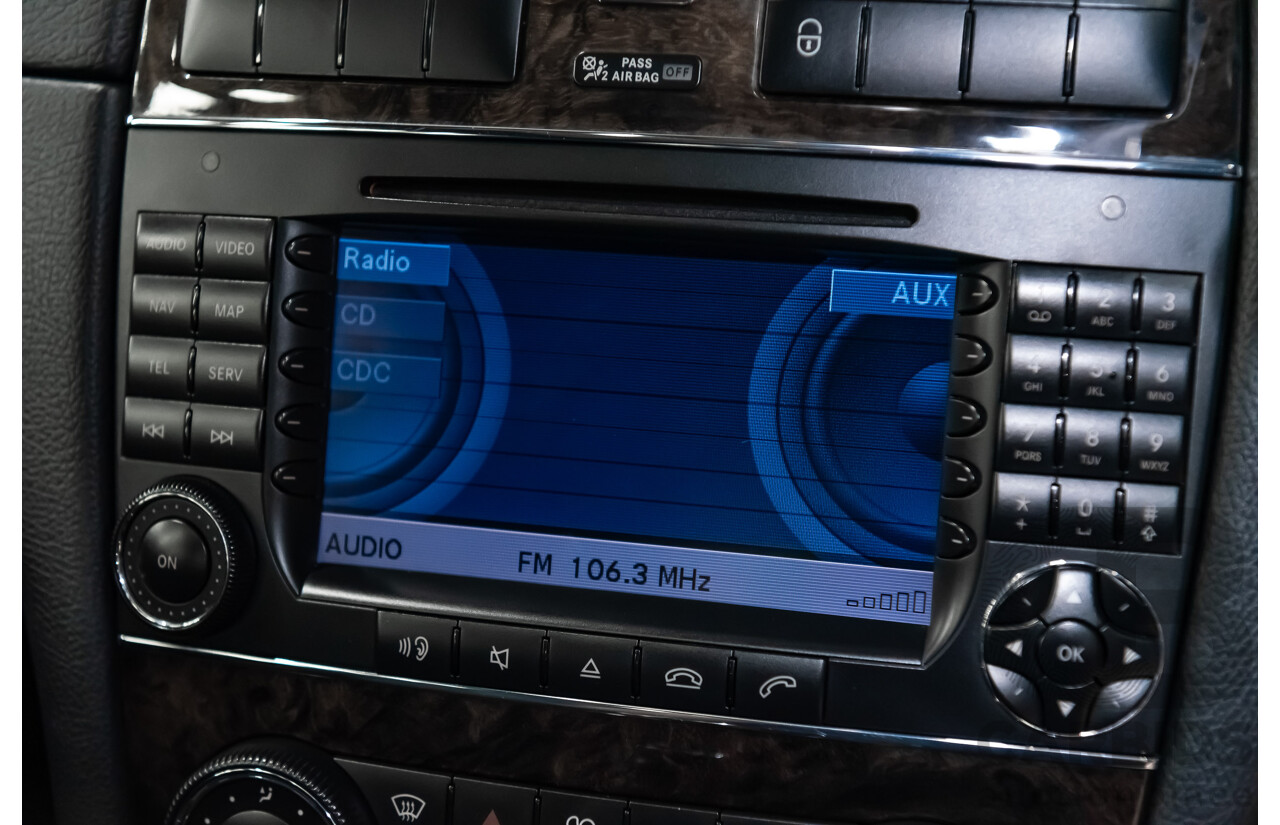 5/2008 Mercedes Benz CLK 280 Avantgarde AMG Pack C209 MY08 2d Coupe Iridium Silver Metallic V6 3.0L