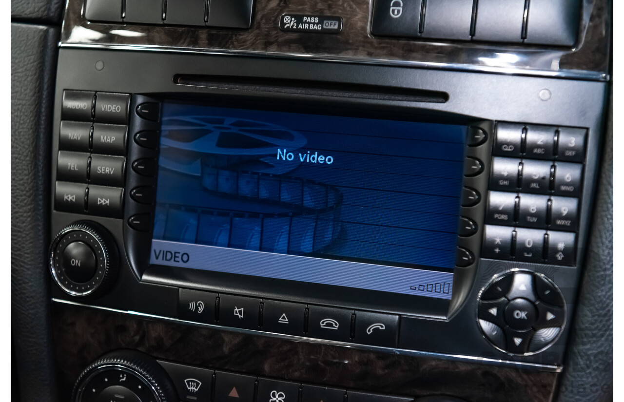 5/2008 Mercedes Benz CLK 280 Avantgarde AMG Pack C209 MY08 2d Coupe Iridium Silver Metallic V6 3.0L