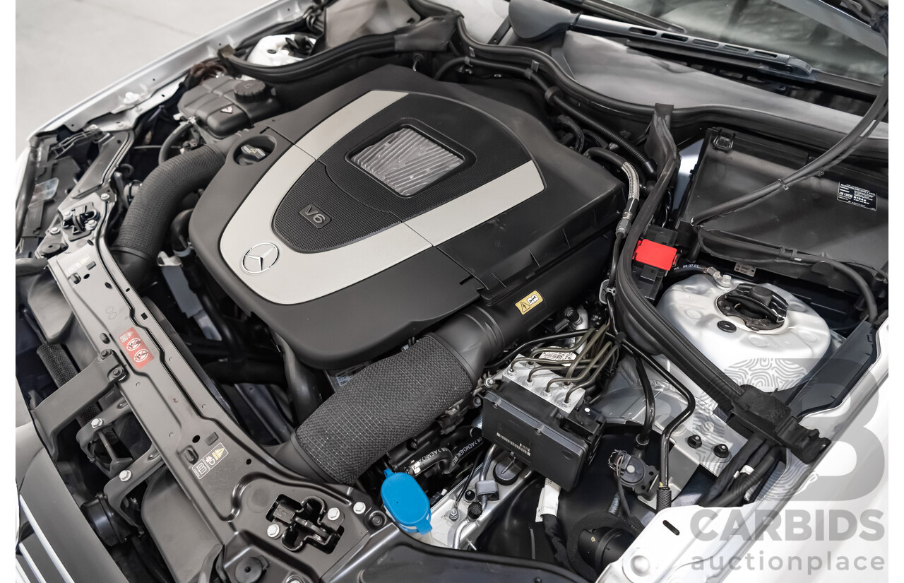 5/2008 Mercedes Benz CLK 280 Avantgarde AMG Pack C209 MY08 2d Coupe Iridium Silver Metallic V6 3.0L