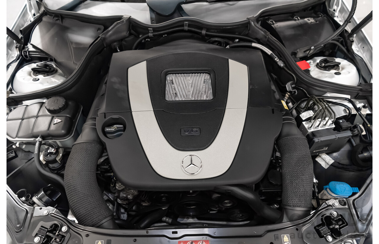 5/2008 Mercedes Benz CLK 280 Avantgarde AMG Pack C209 MY08 2d Coupe Iridium Silver Metallic V6 3.0L