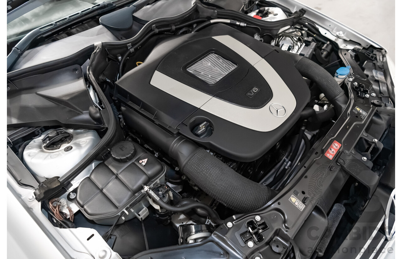 5/2008 Mercedes Benz CLK 280 Avantgarde AMG Pack C209 MY08 2d Coupe Iridium Silver Metallic V6 3.0L