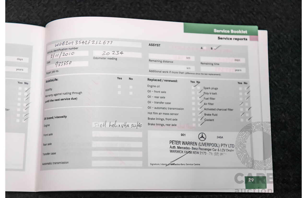 5/2008 Mercedes Benz CLK 280 Avantgarde AMG Pack C209 MY08 2d Coupe Iridium Silver Metallic V6 3.0L