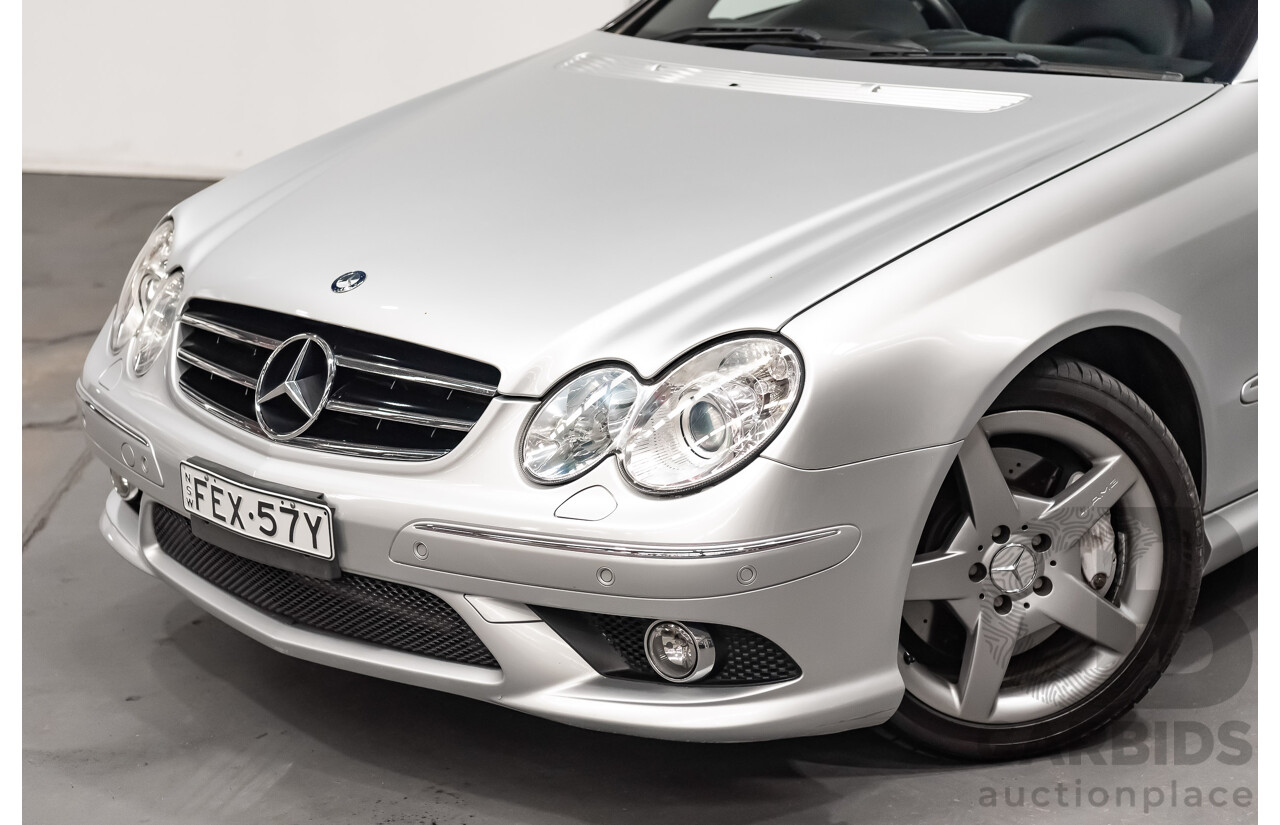 5/2008 Mercedes Benz CLK 280 Avantgarde AMG Pack C209 MY08 2d Coupe Iridium Silver Metallic V6 3.0L
