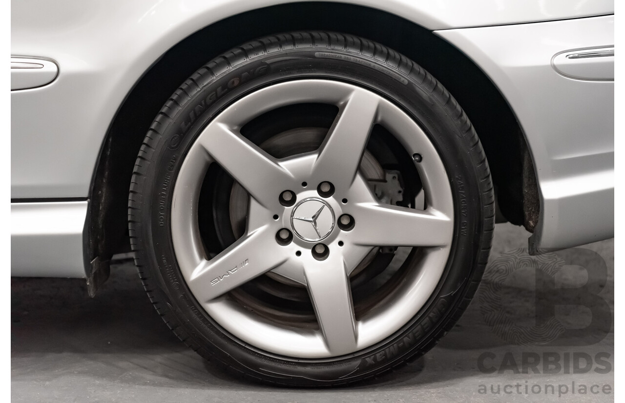 5/2008 Mercedes Benz CLK 280 Avantgarde AMG Pack C209 MY08 2d Coupe Iridium Silver Metallic V6 3.0L