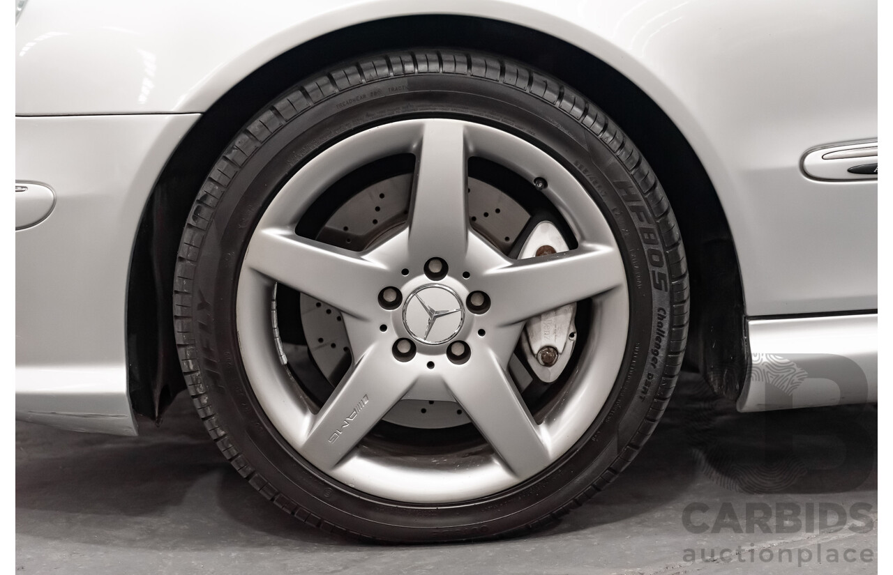 5/2008 Mercedes Benz CLK 280 Avantgarde AMG Pack C209 MY08 2d Coupe Iridium Silver Metallic V6 3.0L