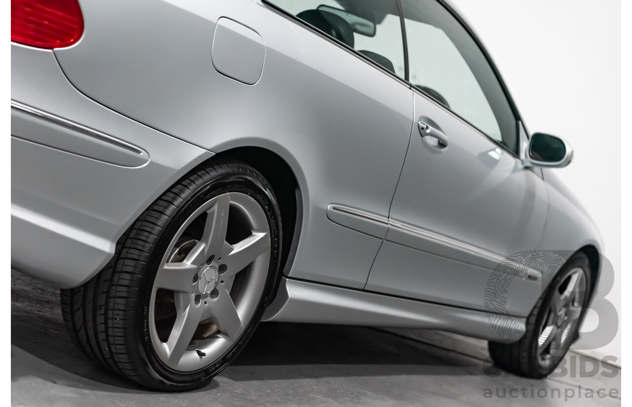 5/2008 Mercedes Benz CLK 280 Avantgarde AMG Pack C209 MY08 2d Coupe Iridium Silver Metallic V6 3.0L