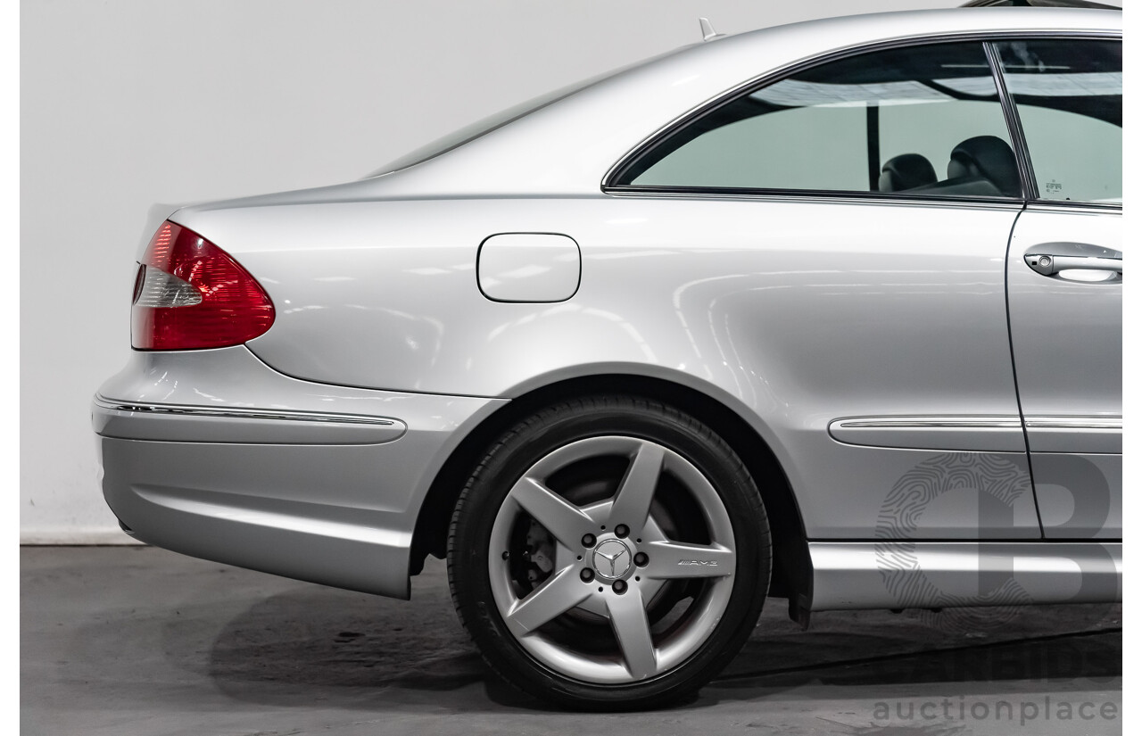 5/2008 Mercedes Benz CLK 280 Avantgarde AMG Pack C209 MY08 2d Coupe Iridium Silver Metallic V6 3.0L