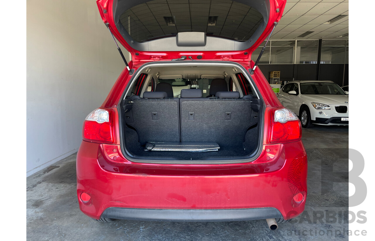 02/11 Toyota Corolla ASCENT FWD ZRE152R MY11 5D Hatchback Red 1.8L