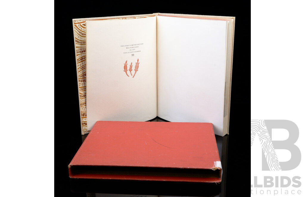 Rare Book, First Edition, Limited Edition Number 99, Australias Aborigines Their Life and Culture, Frederick D McCarthy, Colorgravure, 1957, Cloth Bound Hardcover in Slip Case