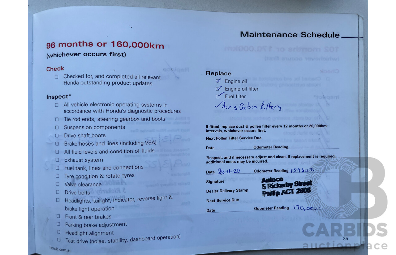 03/11 Honda Accord V6 FWD 50 4D Sedan Beige 3.5L