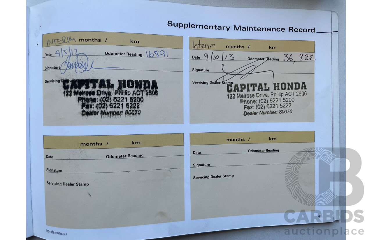 03/11 Honda Accord V6 FWD 50 4D Sedan Beige 3.5L