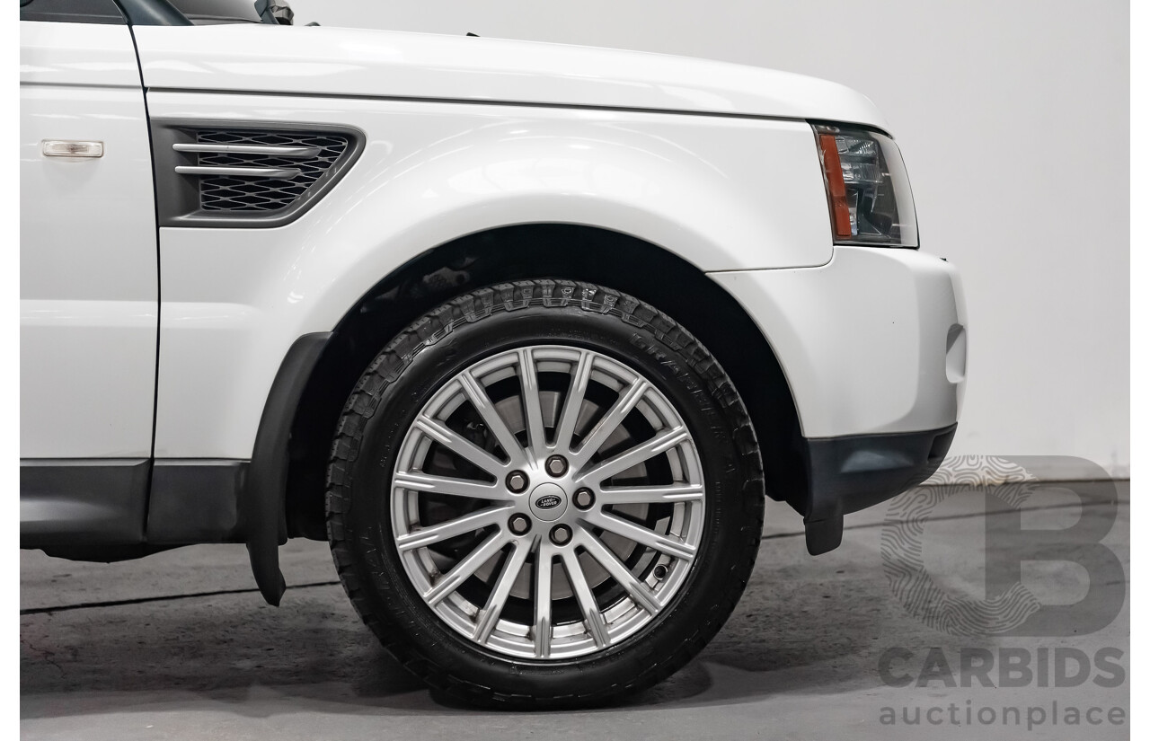 04/2011 Land Rover Range Rover Sport 3.0 TDV6 (4x4) MY10 White 4d Wagon Turbo Diesel 3.0L