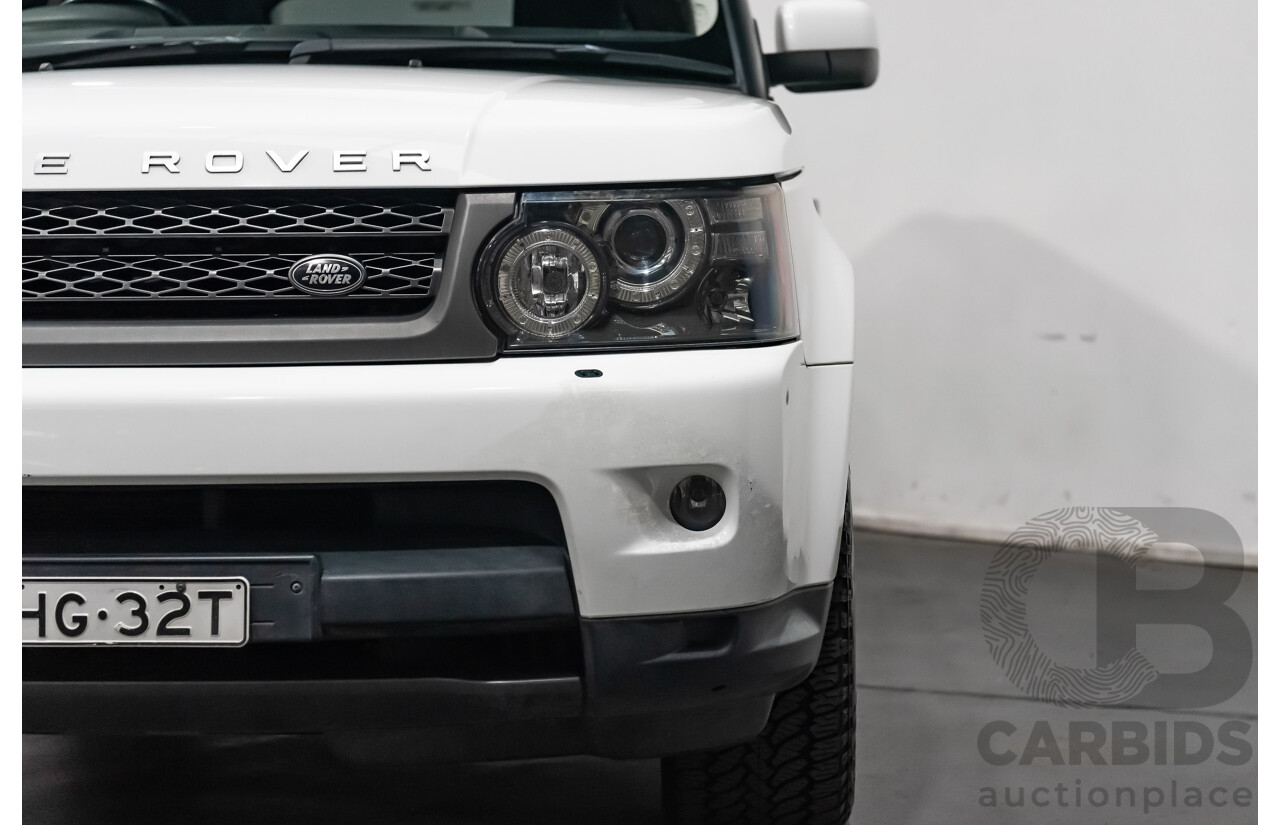 04/2011 Land Rover Range Rover Sport 3.0 TDV6 (4x4) MY10 White 4d Wagon Turbo Diesel 3.0L