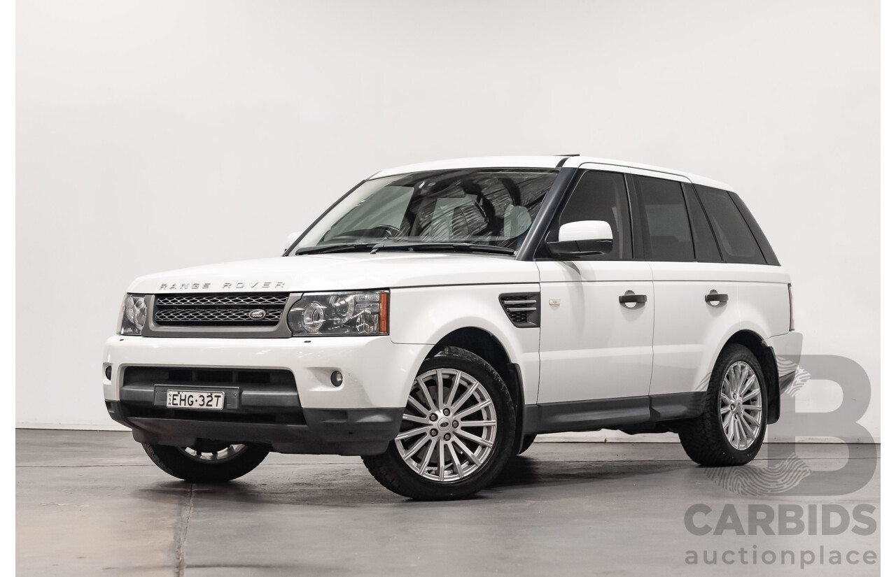 04/2011 Land Rover Range Rover Sport 3.0 TDV6 (4x4) MY10 White 4d Wagon Turbo Diesel 3.0L