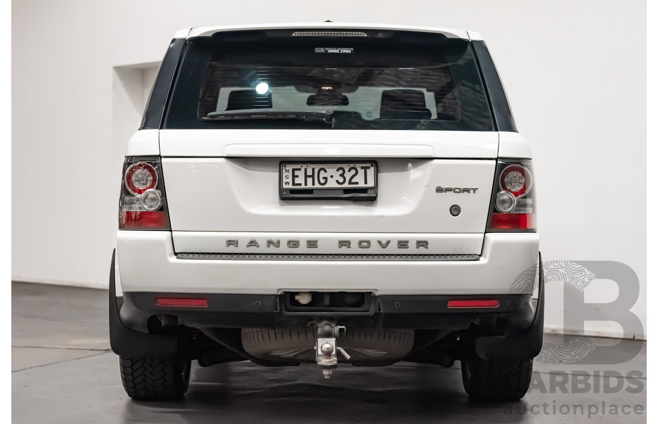 04/2011 Land Rover Range Rover Sport 3.0 TDV6 (4x4) MY10 White 4d Wagon Turbo Diesel 3.0L