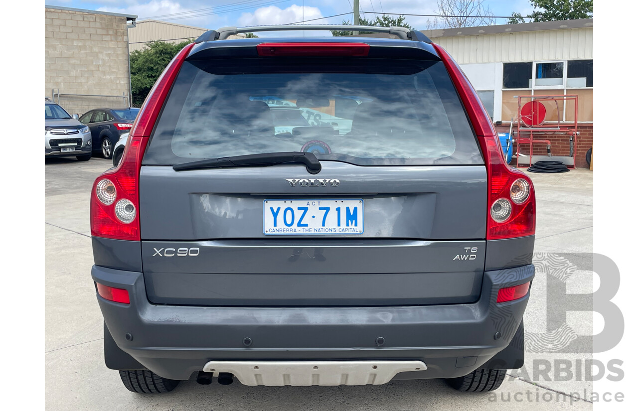 06/05 Volvo Xc90 T6 LIFESTYLE EDITION (LE) AWD MY06 4D Wagon Grey 2.9L