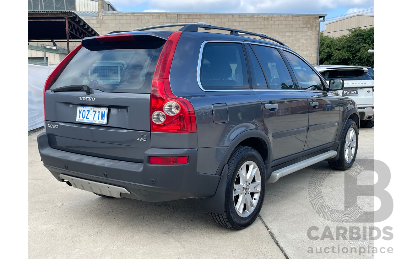 06/05 Volvo Xc90 T6 LIFESTYLE EDITION (LE) AWD MY06 4D Wagon Grey 2.9L