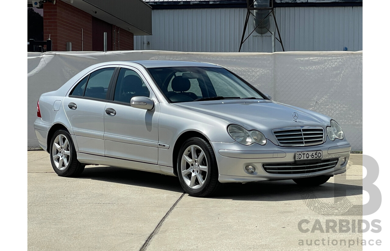 12/04 Mercedes-Benz C200 KOMPRESSOR CLASSIC RWD W203 4D Sedan Silver 1.8L