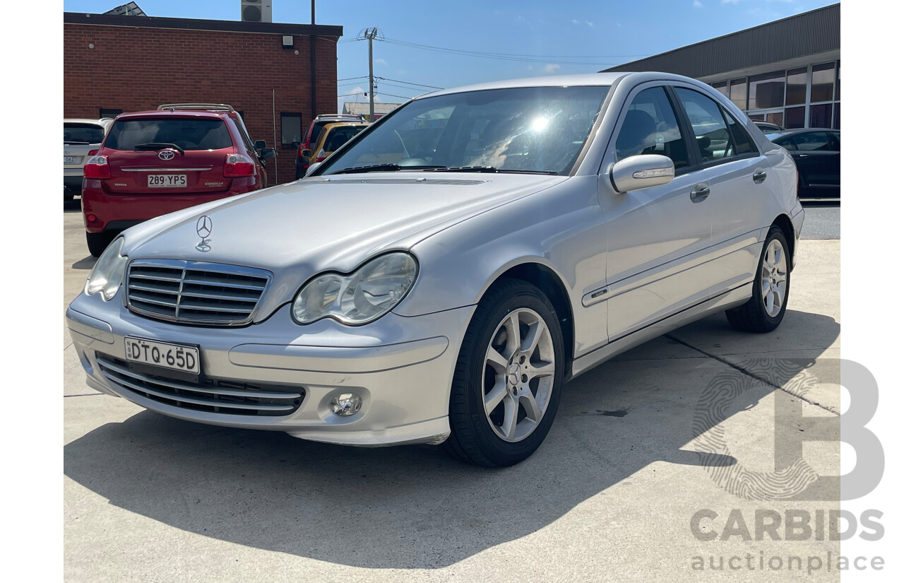 12/04 Mercedes-Benz C200 KOMPRESSOR CLASSIC RWD W203 4D Sedan Silver 1.8L
