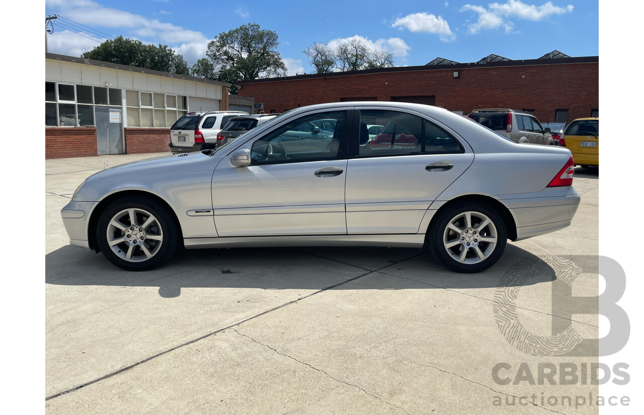 12/04 Mercedes-Benz C200 KOMPRESSOR CLASSIC RWD W203 4D Sedan Silver 1.8L