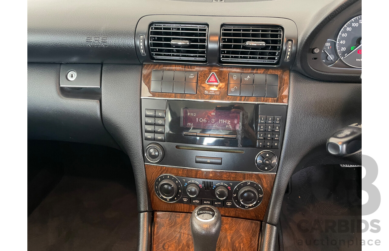 12/04 Mercedes-Benz C200 KOMPRESSOR CLASSIC RWD W203 4D Sedan Silver 1.8L