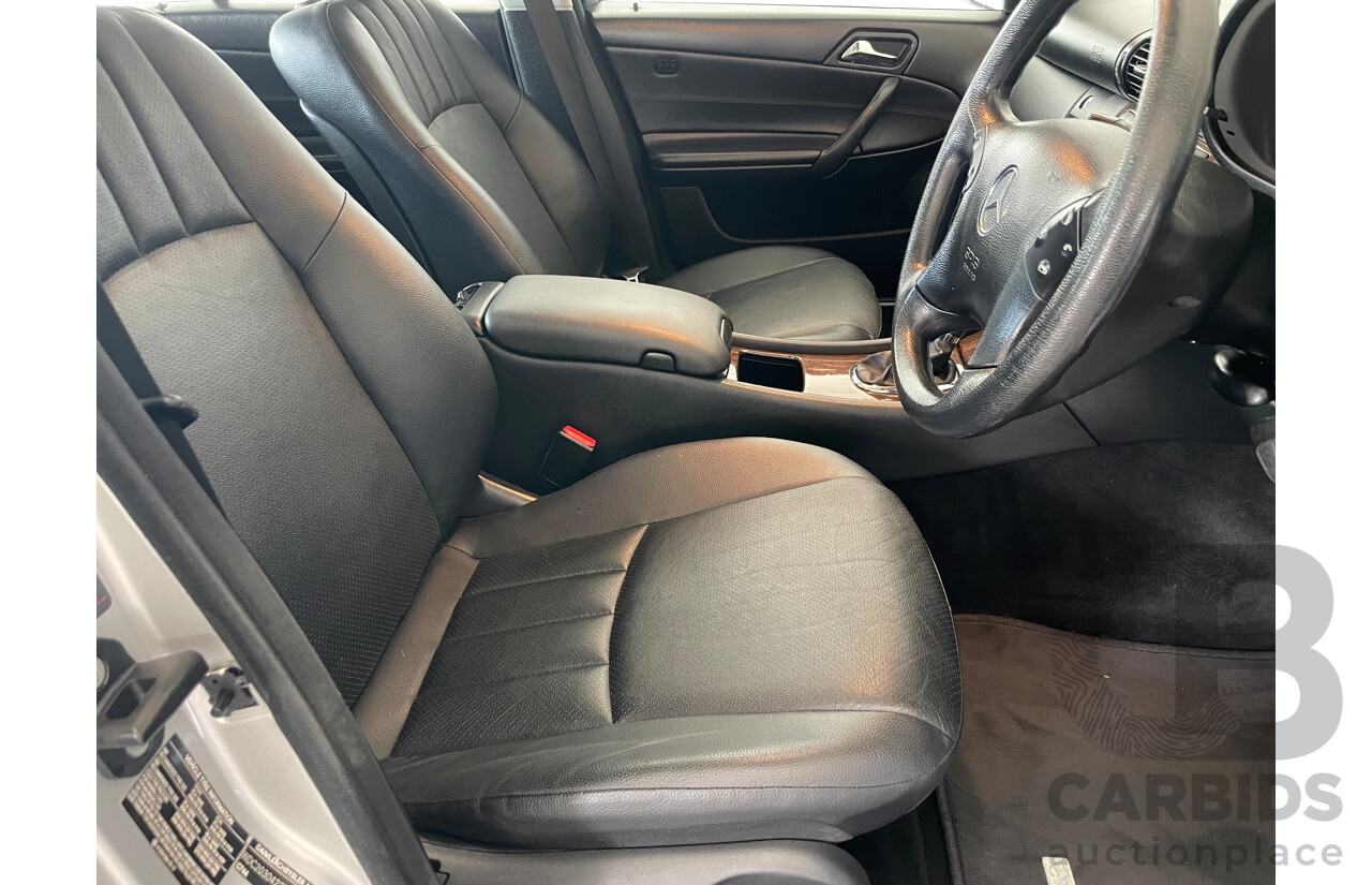 12/04 Mercedes-Benz C200 KOMPRESSOR CLASSIC RWD W203 4D Sedan Silver 1.8L