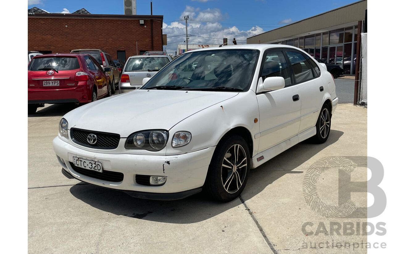 06/01 Toyota Corolla LEVIN SECA FWD AE112R 5D Liftback White 1.8L