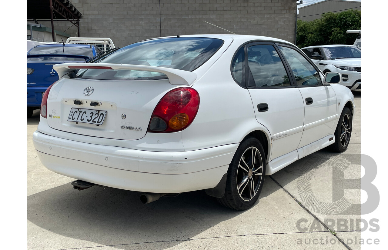 06/01 Toyota Corolla LEVIN SECA FWD AE112R 5D Liftback White 1.8L