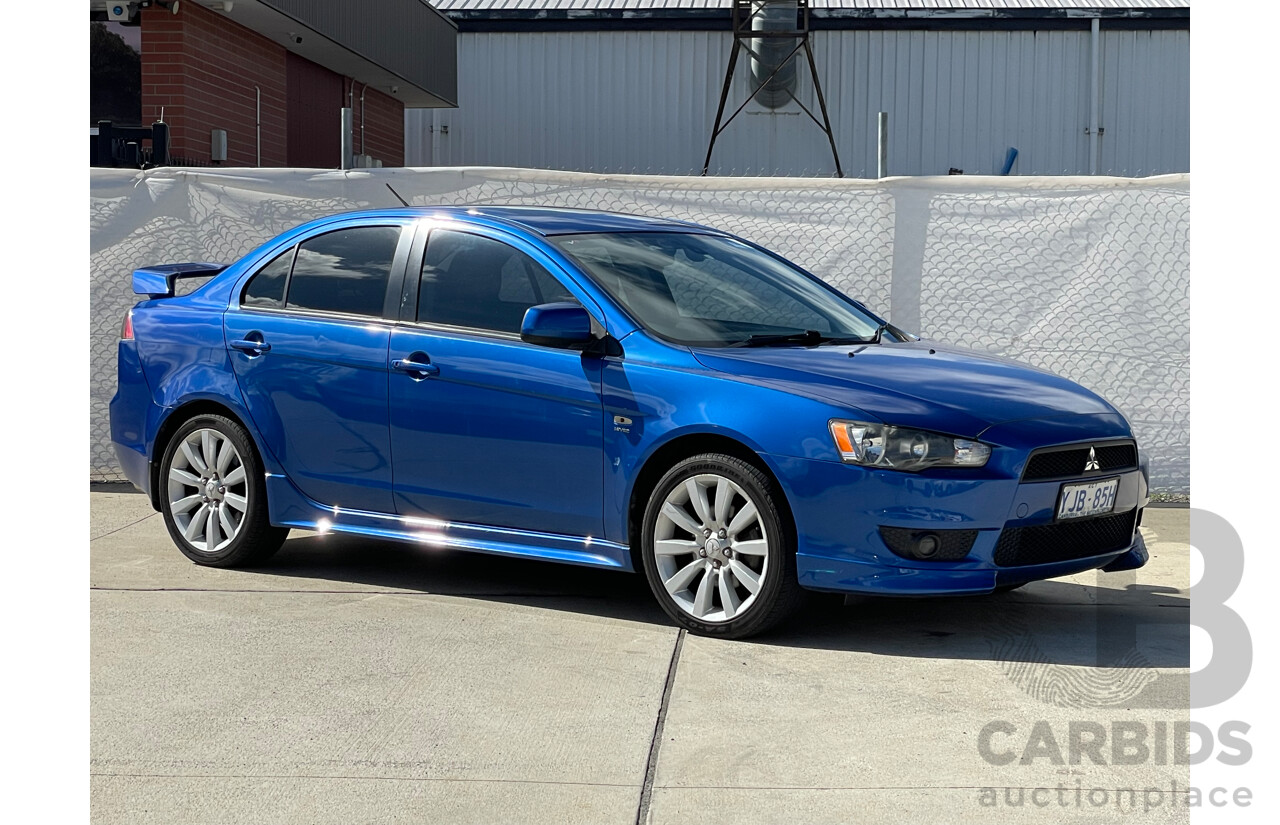 03/09 Mitsubishi Lancer VR-X FWD CJ MY10 4D Sedan Blue 2.4L