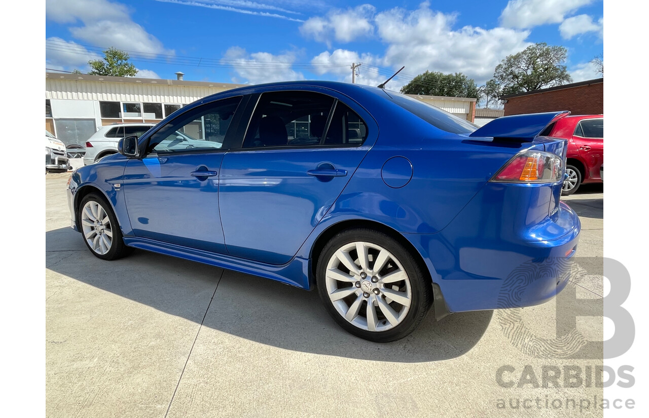 03/09 Mitsubishi Lancer VR-X FWD CJ MY10 4D Sedan Blue 2.4L