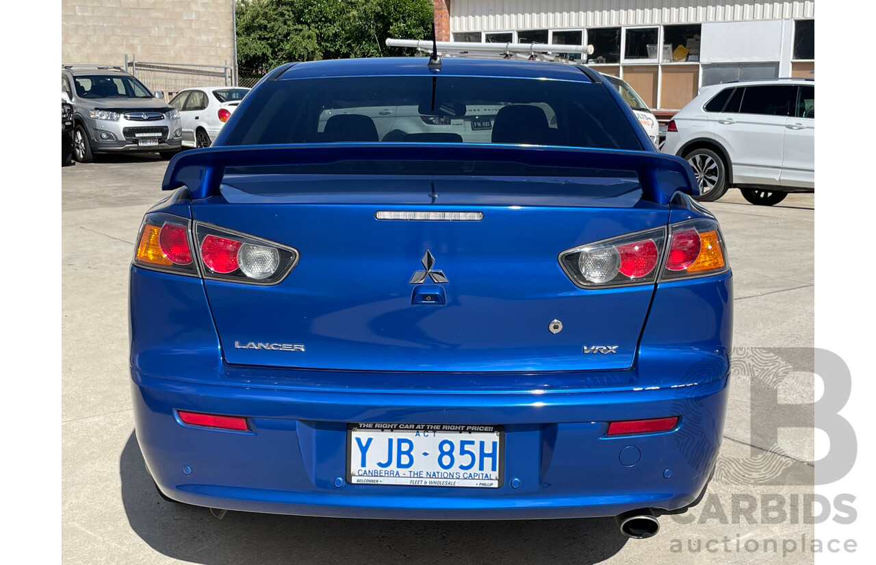 03/09 Mitsubishi Lancer VR-X FWD CJ MY10 4D Sedan Blue 2.4L