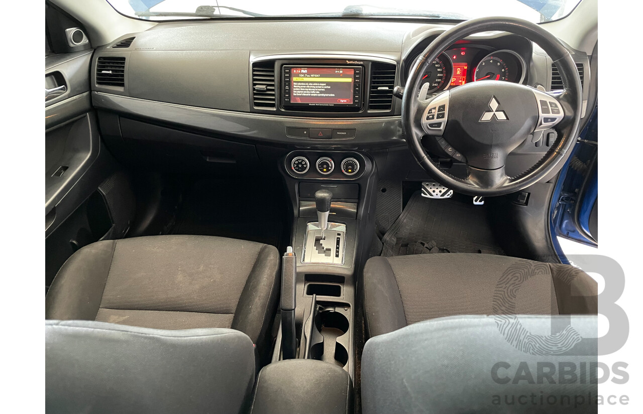 03/09 Mitsubishi Lancer VR-X FWD CJ MY10 4D Sedan Blue 2.4L