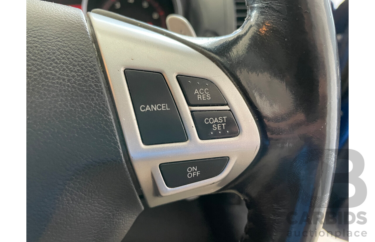 03/09 Mitsubishi Lancer VR-X FWD CJ MY10 4D Sedan Blue 2.4L