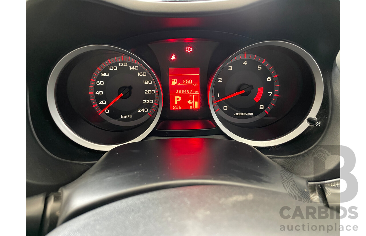 03/09 Mitsubishi Lancer VR-X FWD CJ MY10 4D Sedan Blue 2.4L