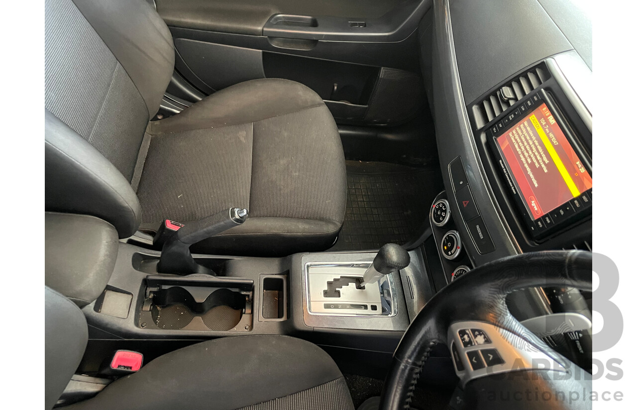 03/09 Mitsubishi Lancer VR-X FWD CJ MY10 4D Sedan Blue 2.4L