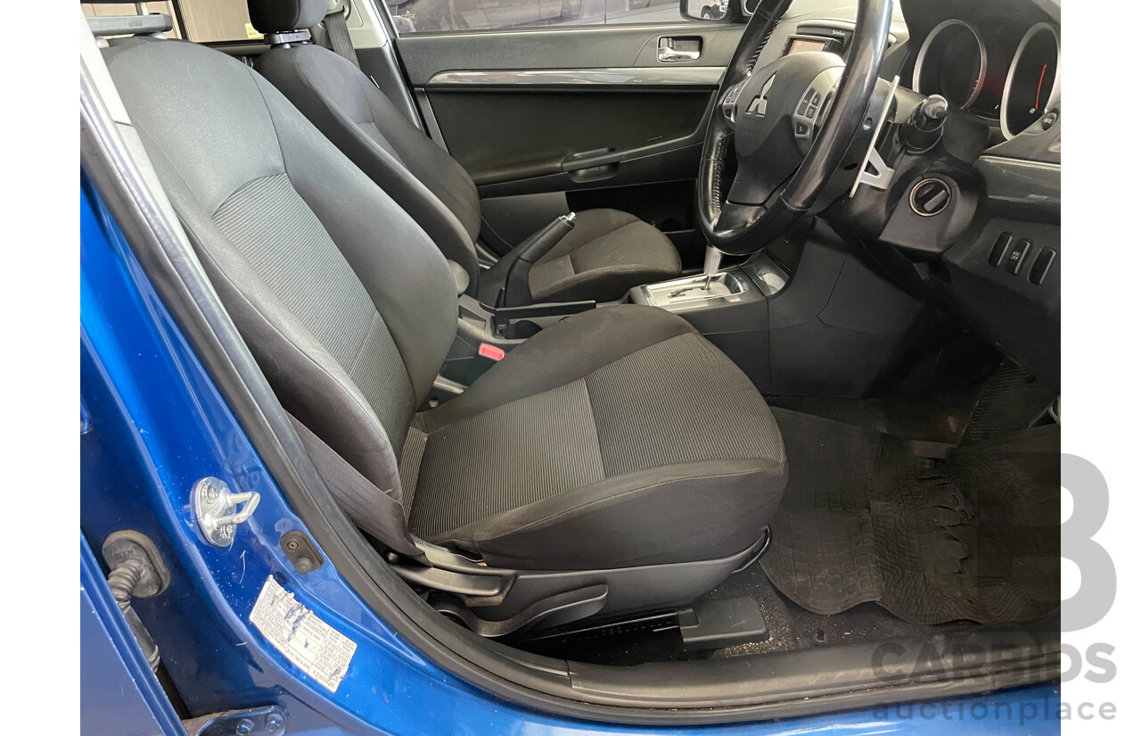 03/09 Mitsubishi Lancer VR-X FWD CJ MY10 4D Sedan Blue 2.4L