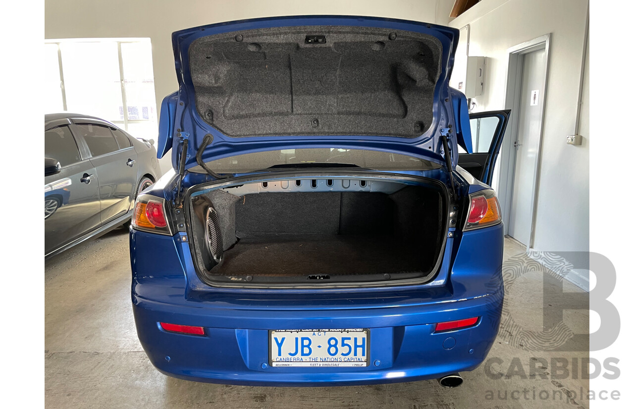 03/09 Mitsubishi Lancer VR-X FWD CJ MY10 4D Sedan Blue 2.4L