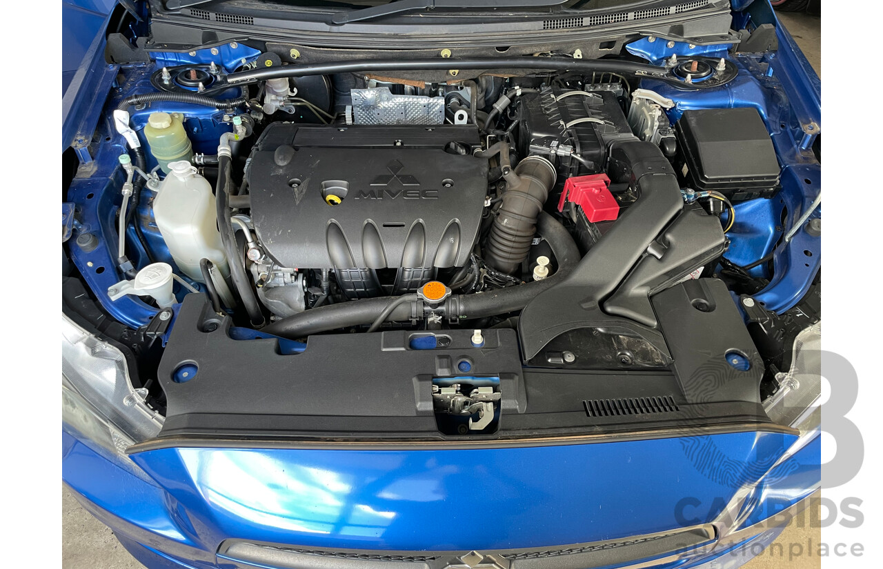 03/09 Mitsubishi Lancer VR-X FWD CJ MY10 4D Sedan Blue 2.4L