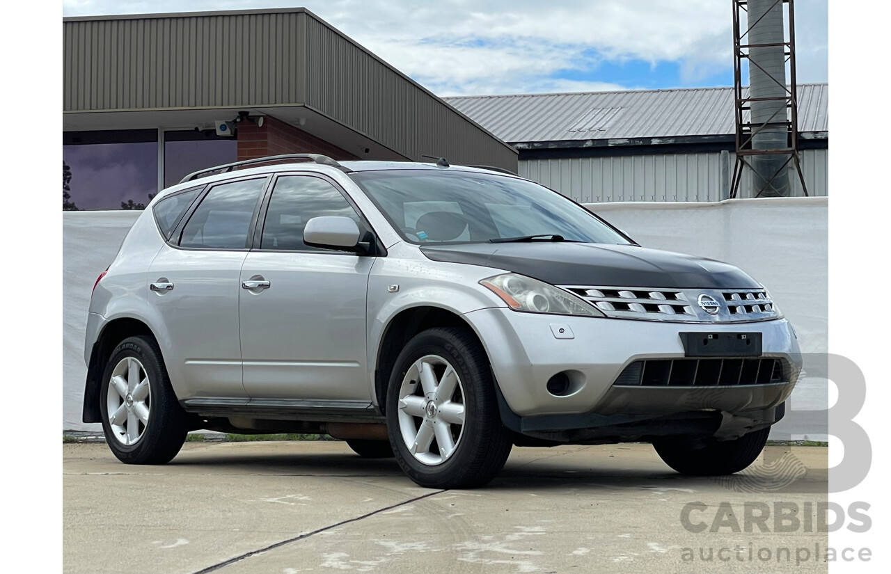 07/07 Nissan Murano Ti-L 4WD Z50 4D Wagon Silver 3.5L