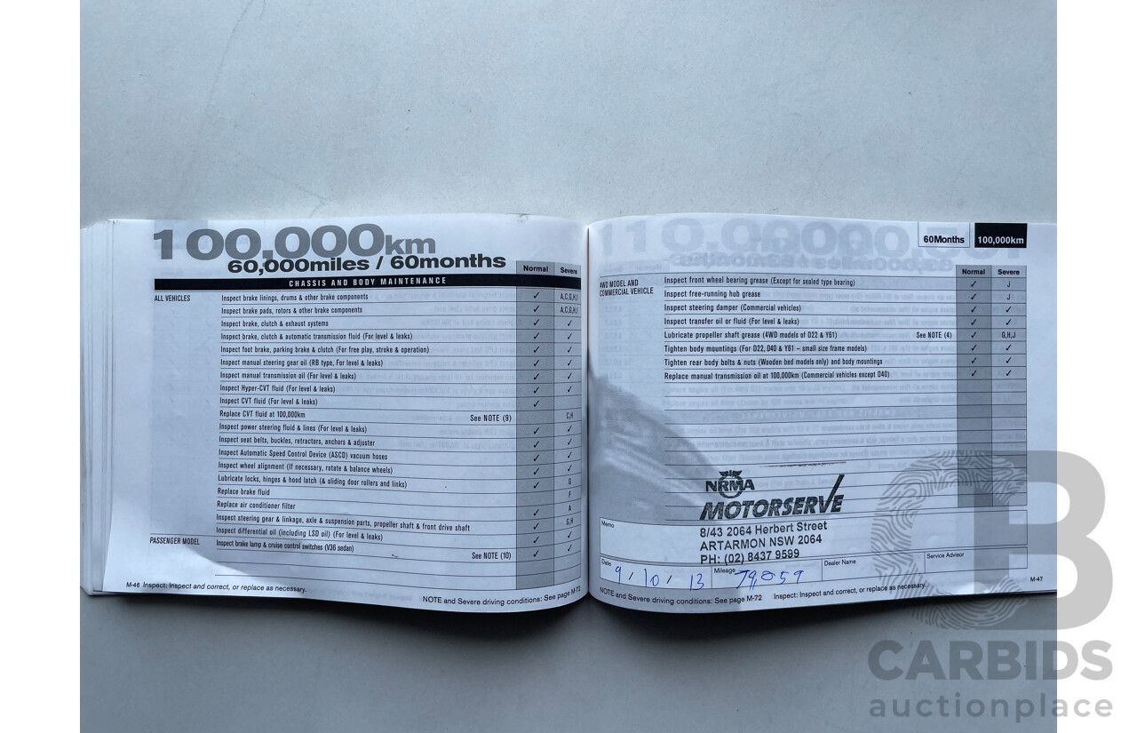 07/07 Nissan Murano Ti-L 4WD Z50 4D Wagon Silver 3.5L