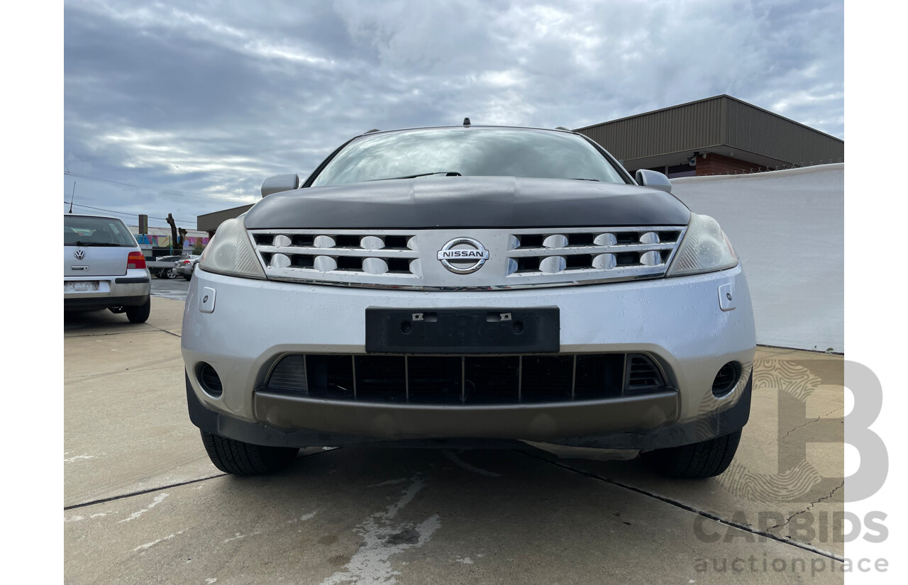 07/07 Nissan Murano Ti-L 4WD Z50 4D Wagon Silver 3.5L