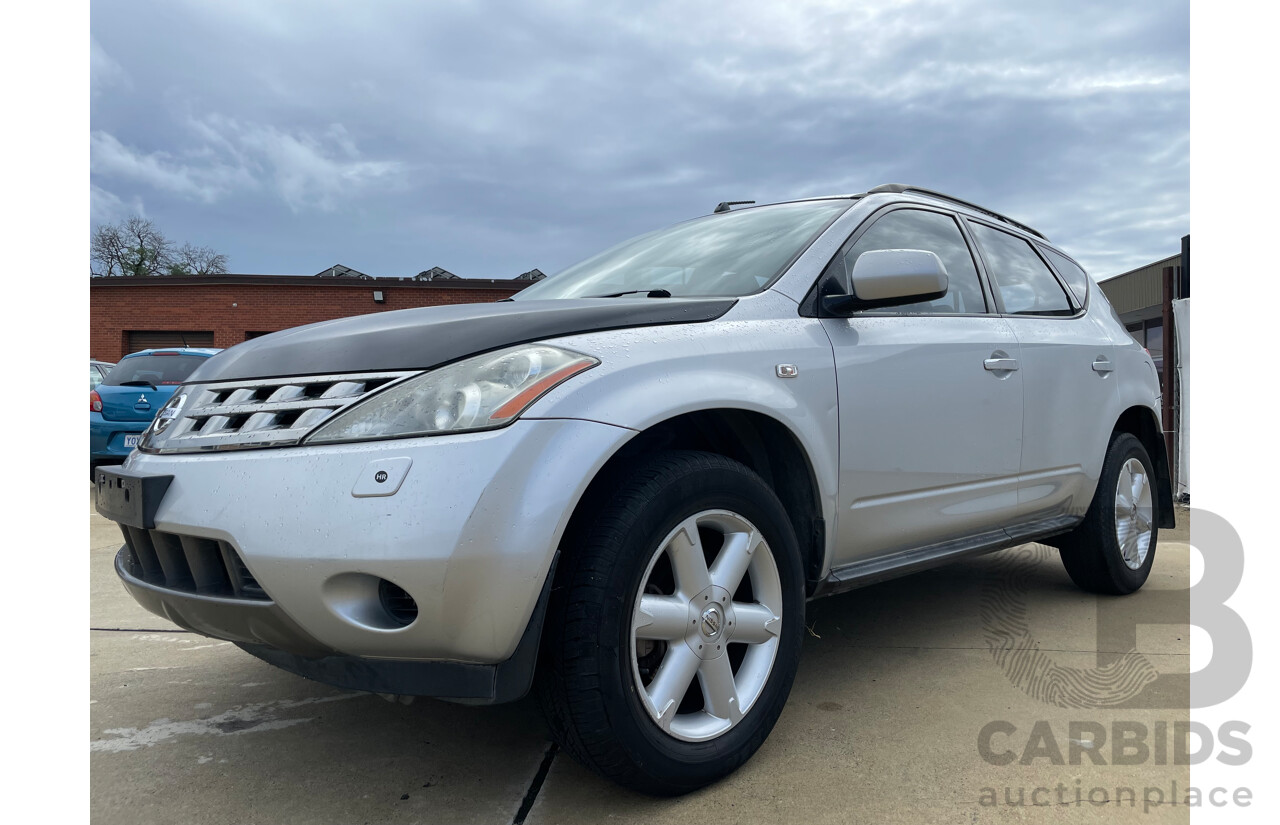 07/07 Nissan Murano Ti-L 4WD Z50 4D Wagon Silver 3.5L