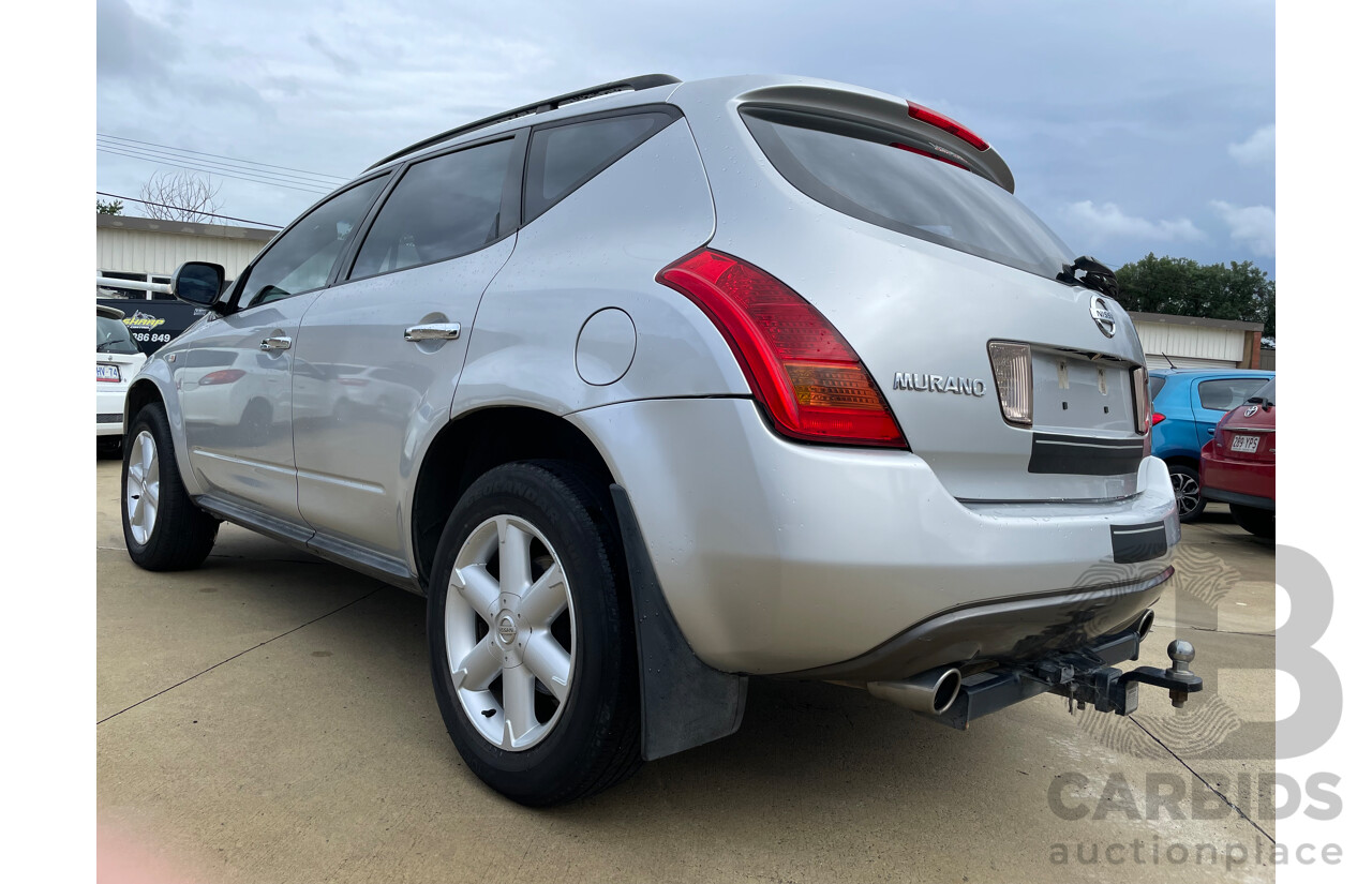 07/07 Nissan Murano Ti-L 4WD Z50 4D Wagon Silver 3.5L