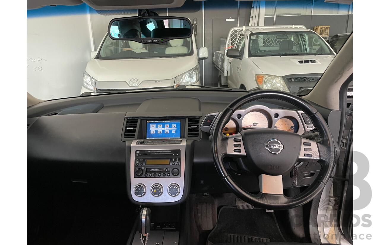 07/07 Nissan Murano Ti-L 4WD Z50 4D Wagon Silver 3.5L