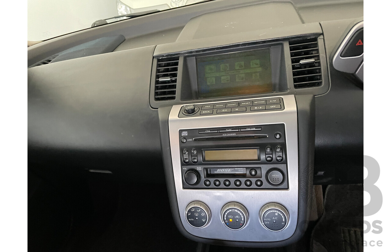 07/07 Nissan Murano Ti-L 4WD Z50 4D Wagon Silver 3.5L