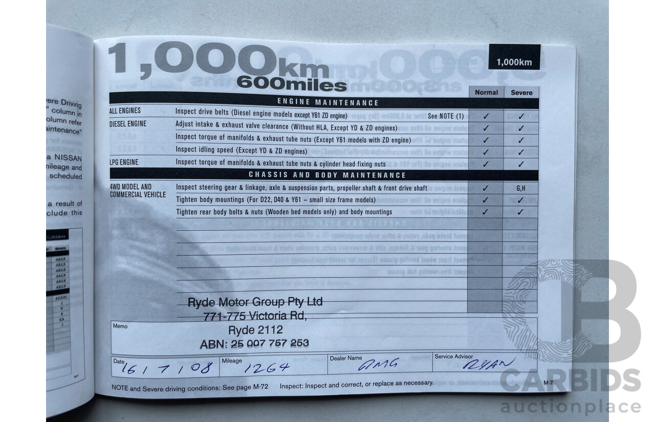 07/07 Nissan Murano Ti-L 4WD Z50 4D Wagon Silver 3.5L