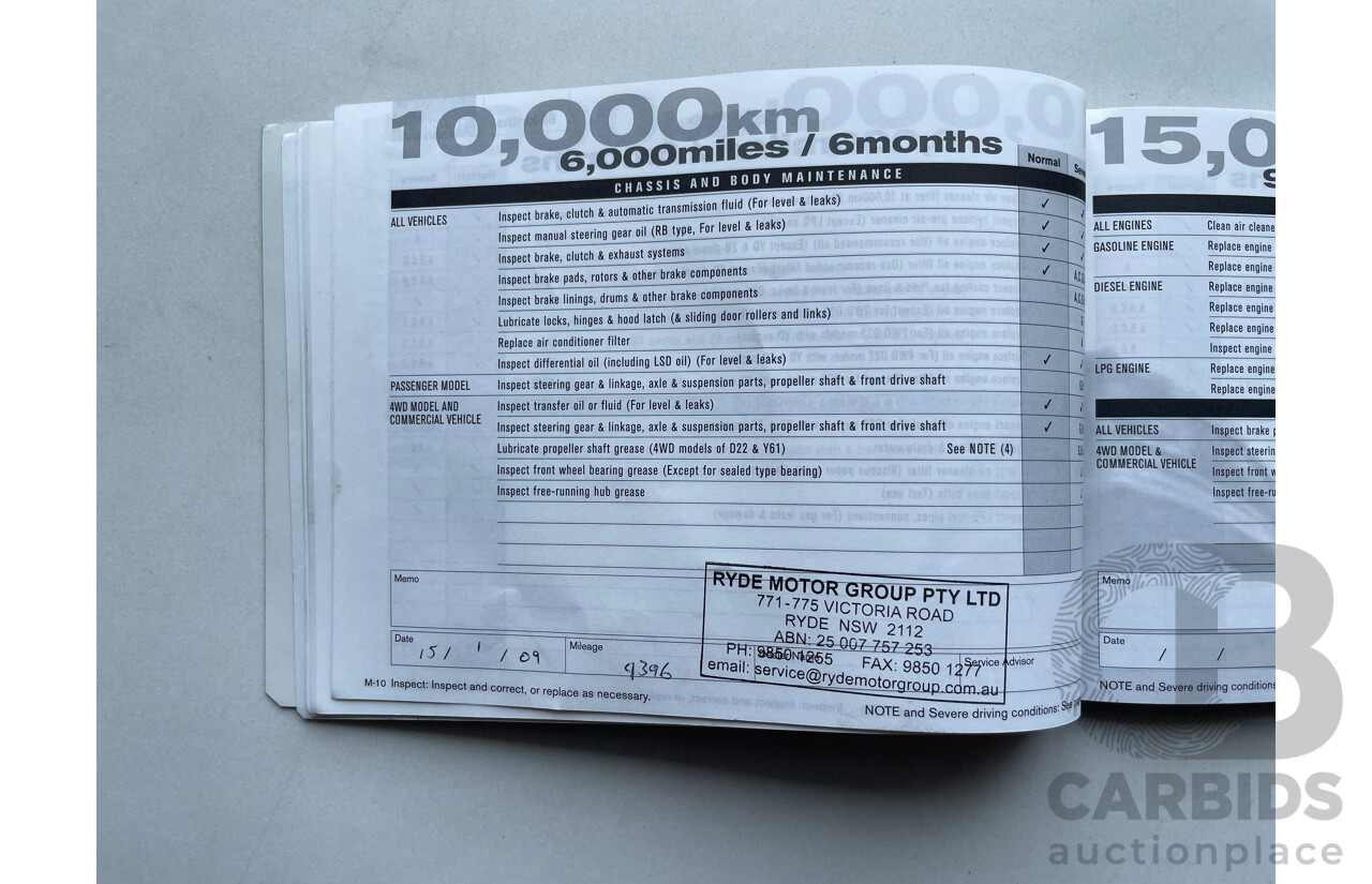 07/07 Nissan Murano Ti-L 4WD Z50 4D Wagon Silver 3.5L