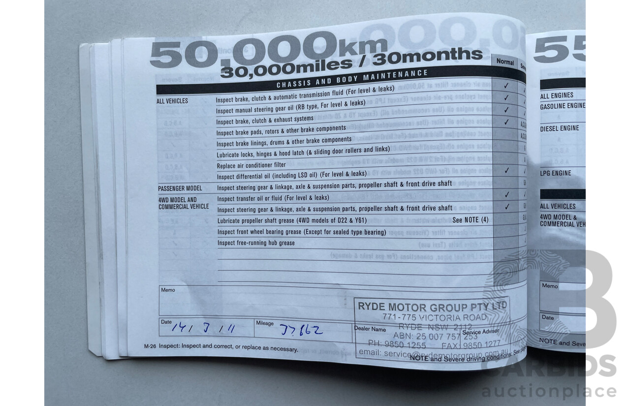 07/07 Nissan Murano Ti-L 4WD Z50 4D Wagon Silver 3.5L