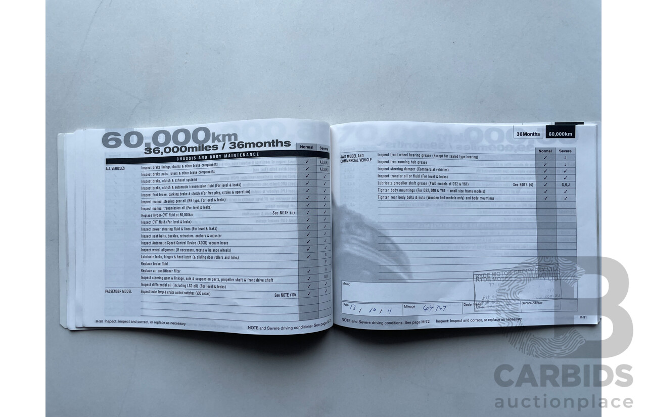 07/07 Nissan Murano Ti-L 4WD Z50 4D Wagon Silver 3.5L