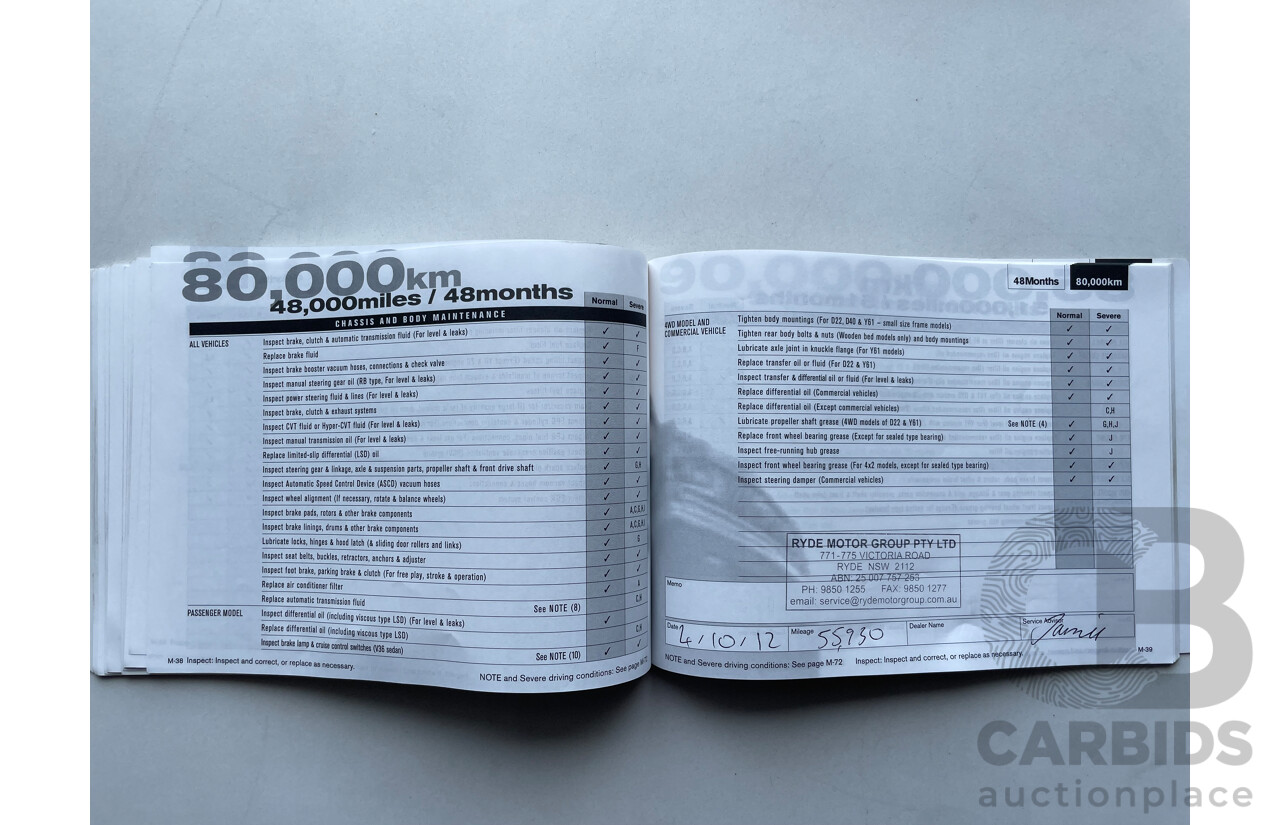 07/07 Nissan Murano Ti-L 4WD Z50 4D Wagon Silver 3.5L